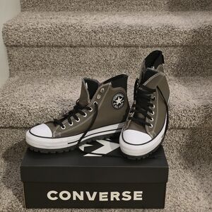 Converse Men's High-Top Sneakers - Brown